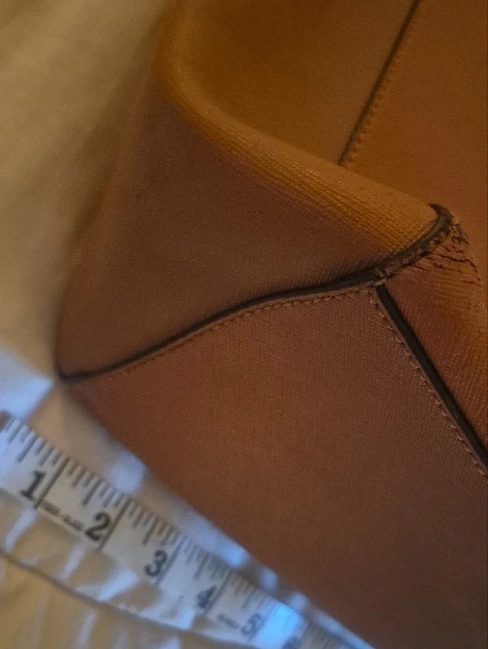 Tory Burch Tan Leather Tote with Gold Hardware